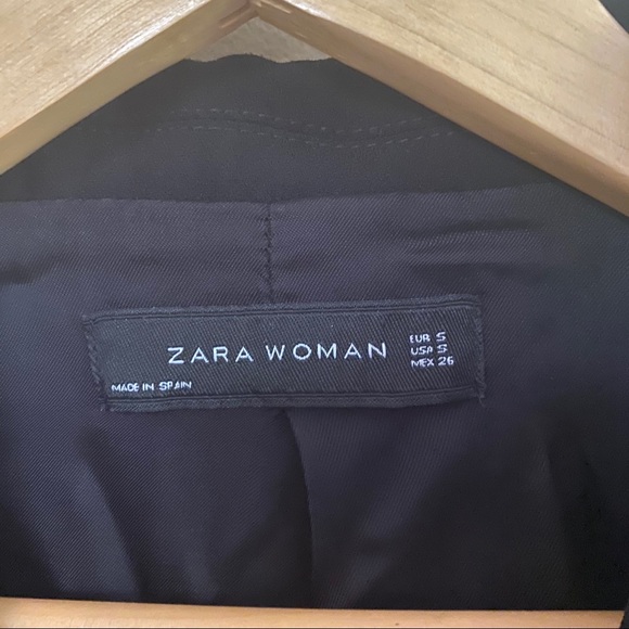 SOLD Zara Black Jacket Blazer Women’s Size Small - Picture 2 of 9